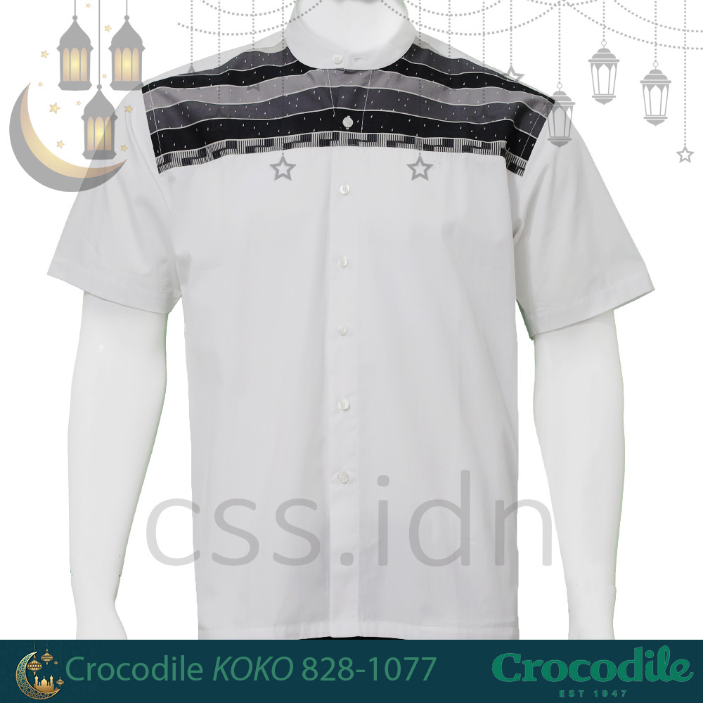 Kemeja KOKO Pria Lengan Pendek Crocodile 828-1077