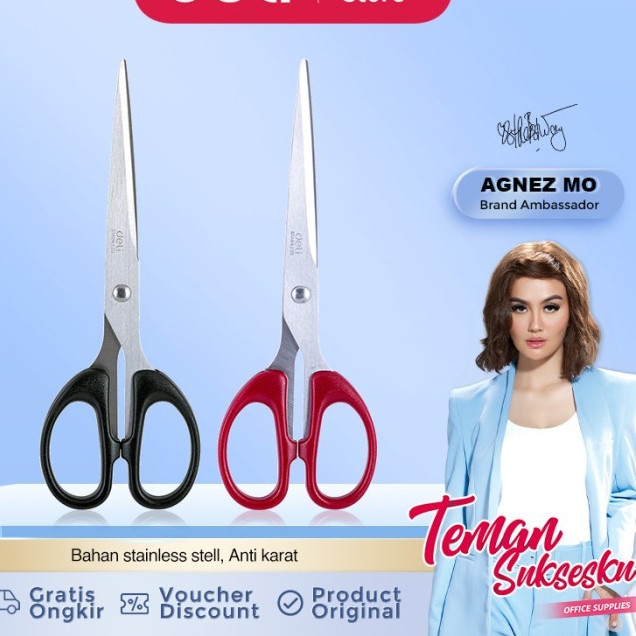 

Deli Scissors Clasic 180MM 7In - Gunting Deli