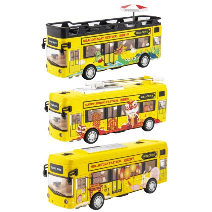"V.NLN" -  PROMO TWH Alloy bus Miniatur double decker double decker bus besi harga mura - LondonBusY