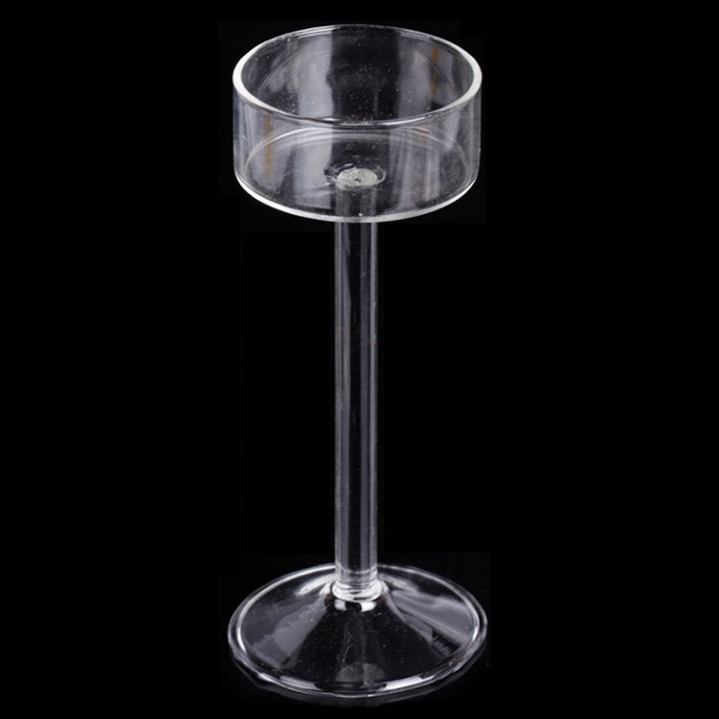 

1Pc Glass Candle Holders Set Tealight Holder Home Wedding Stand Bar Party Decor