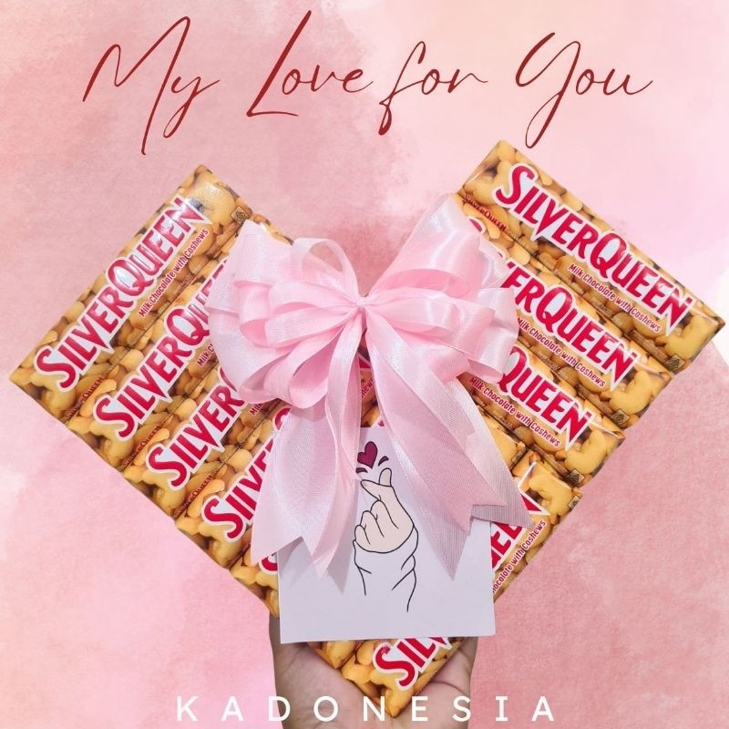 

TERLARIS kado valentine anniversary ulang tahun suami pacar istri pasangan murah / Silverqueen LOVE / Hampers Coklat / Hadiah Romantis Cewek Coklat