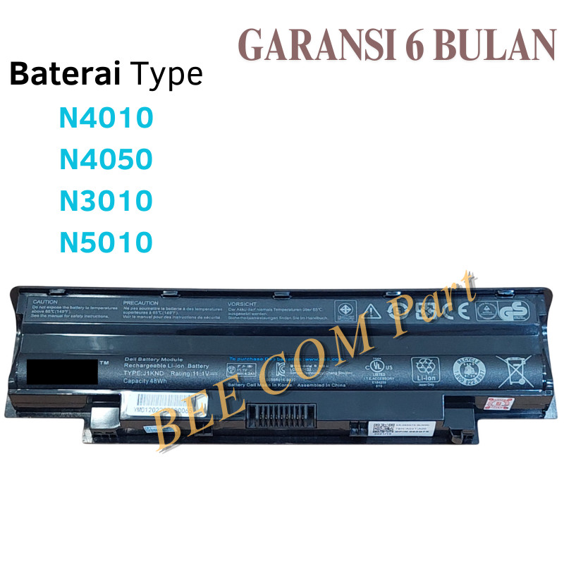 Baterai Laptop For Dell Inspiron N4050 N4010 Series -BEE