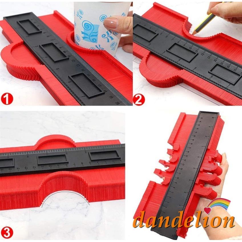 

Alat Ukur Profil Tepi Pengukur Kontur dengan Kunci Alat Ukur Profil Duplikasi Kontur Bentuk Lebar