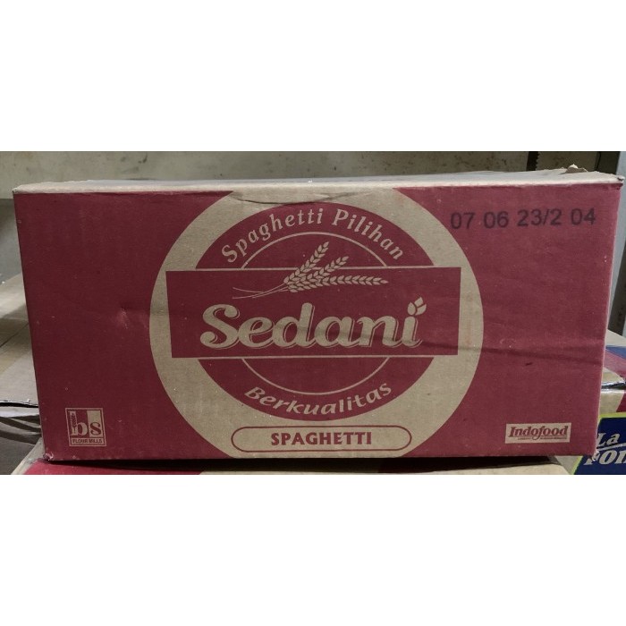 

Sedani Spaghetti 1kg 1 Dus isi 10 packs