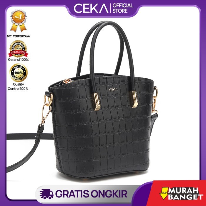 tas selempang wanita simple elegan CEKA Tas Wanita Selempang Tas Hand Bag Wanita Original Solania - 
