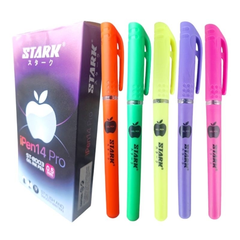 

Isi 12 Pulpen Gel 0.5mm/Ipen14 Pro/Pulpen Apel/Pena Gel/Pen Basah/Ballpen/Bolpoin