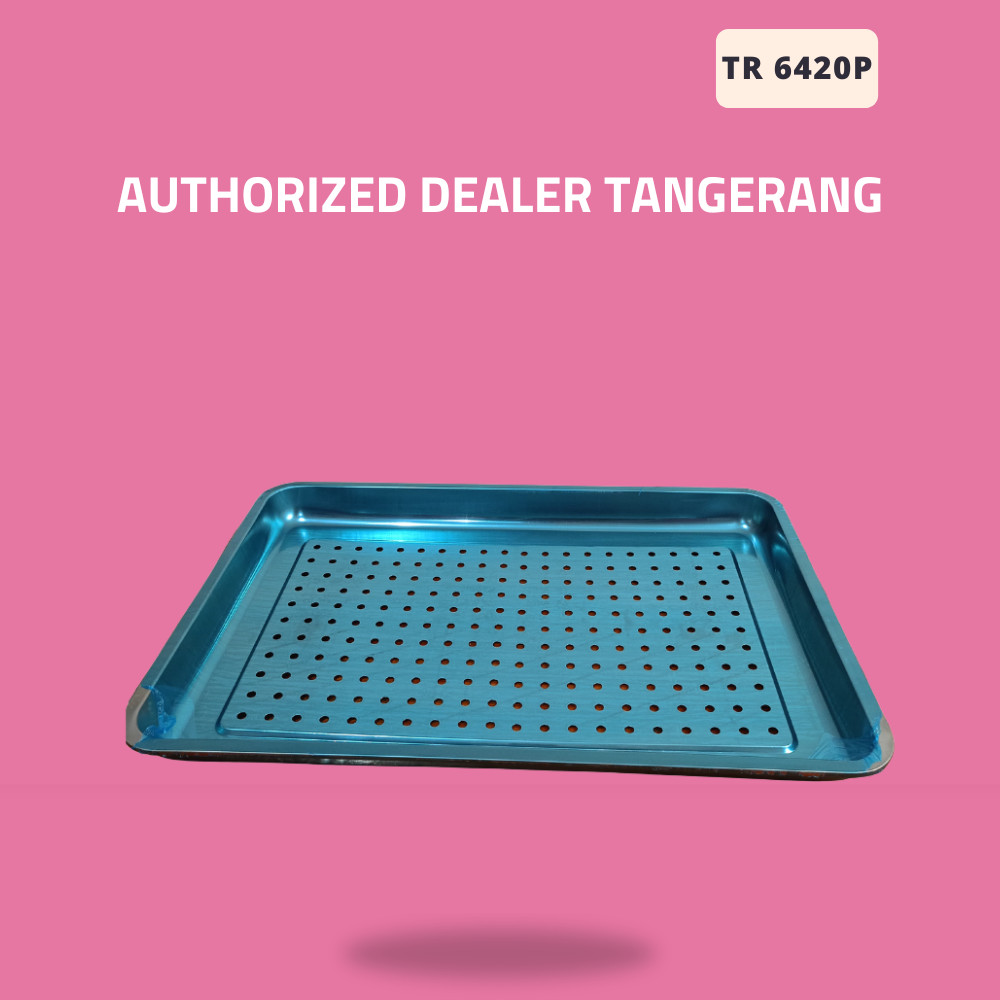 Loyang Kue Berlubang Stainless Steel Bakery Pan Perforated TR 6420P