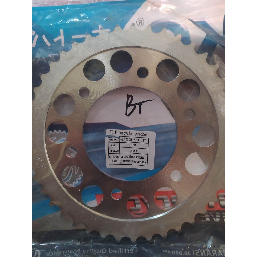 Gir Belakang Vixion New 428-43T Merk Kc