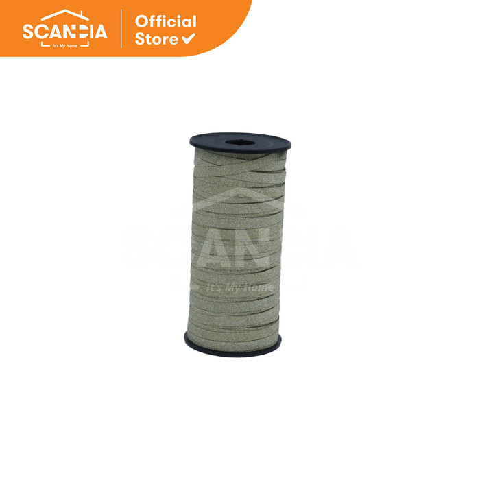 

SCANDIA Pita Kado Ribbon Glitter 5 Mm x 54.8 M Grey (SW0142)