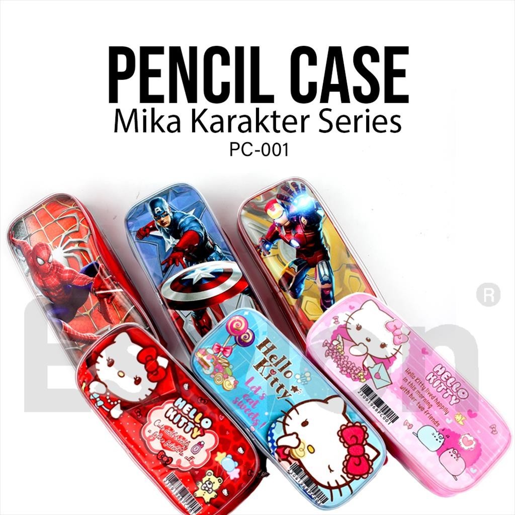 

[ES.JKT]Tempat Pensil MIKA Karakter/ Kotak pensil FancY MIKA 001