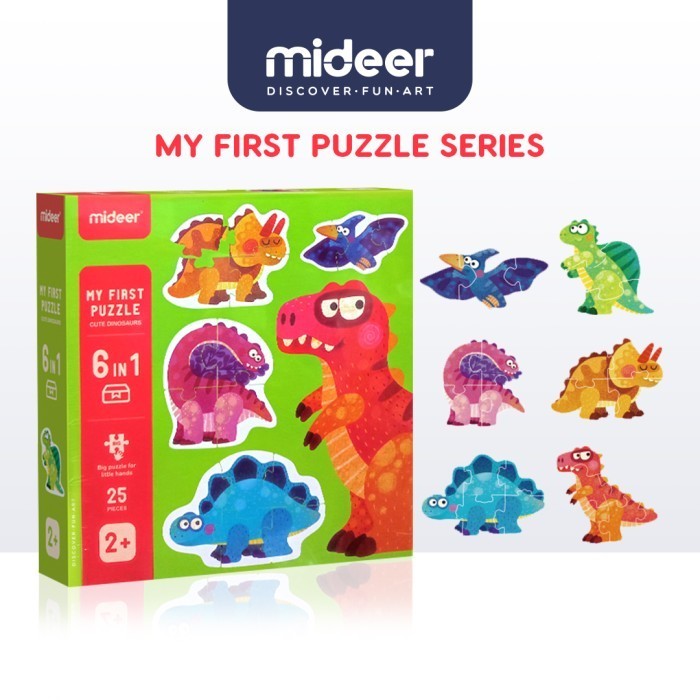 Mainan Edukasi Anak Kado Ulang Tahun Puzzle My First  6 In 1 Puzzle Anak Laki Laki Perempuan Montessori Import Murah