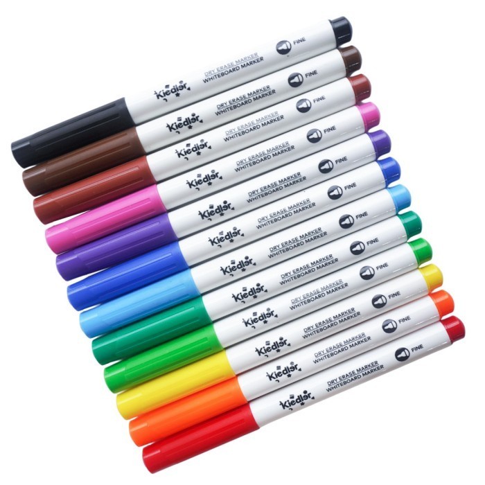 

PROMO!! -Kiedler White Board Dry Erase Marker 12pcs Spidol Wipe Clean