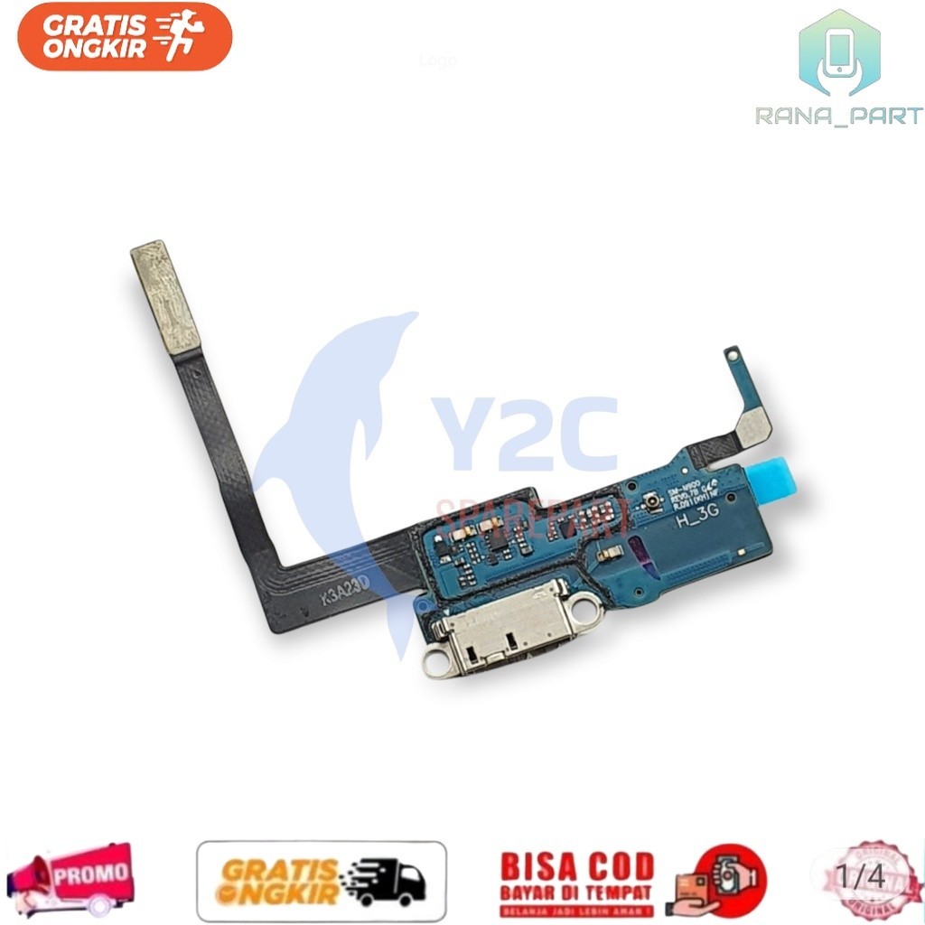 SAMSUNG GALAXY NOTE 3 / NOTE3 / N9000 / N900 + MIC | Papan Konektor Charger Flexi Connector Board PC