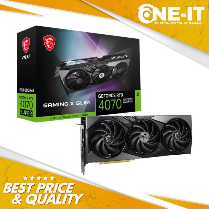 VGA MSI GeForce RTX 4070 SUPER 12G GAMING X SLIM 12GB GDDR6X