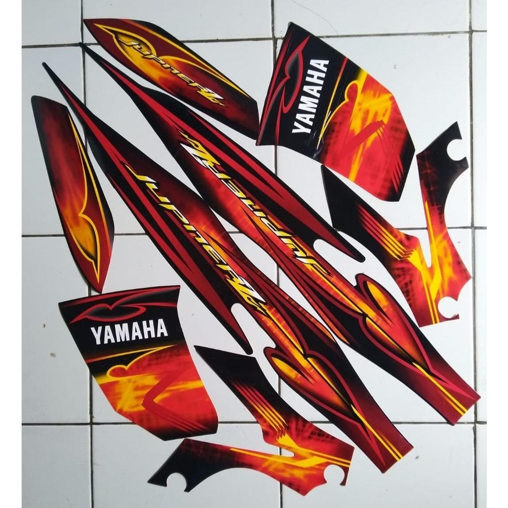stiker ori striping motor yamaha jupiter z burhan 2009