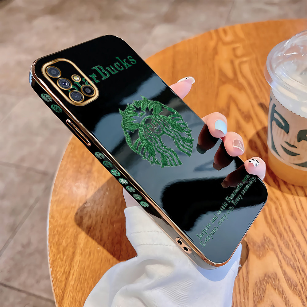 Casing Untuk Samsung Galaxy M51 M31 M21 M11 M30S M02 Softcase Starbucks Coffee Full Cover Luxury Sho