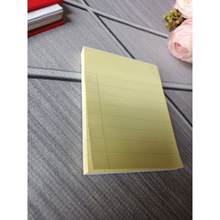 

Kiara Sticky Notes Memo Pad 10x7.6 cm Isi 80 Lembar / Memo Pad Garis 80 Lembar / Sticky Notes Garis