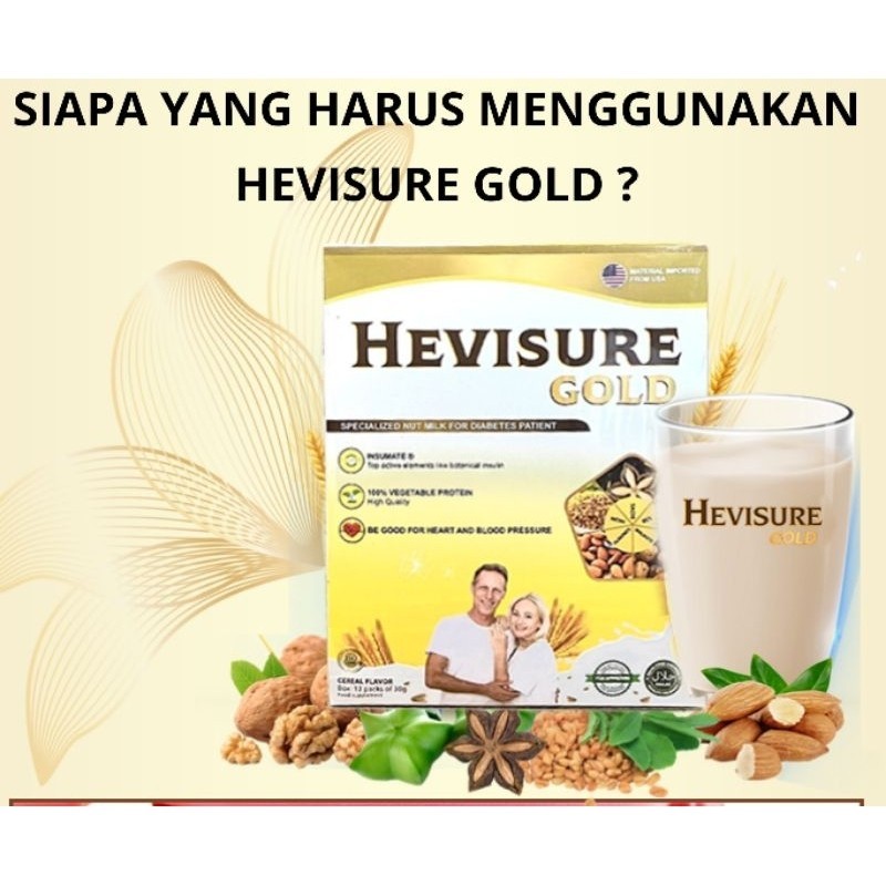 

HEVISURE GOLD MILK SUSU OBAT DIABETES KENCING MANIS INSULIN PANKREAS 12 SACHET USA