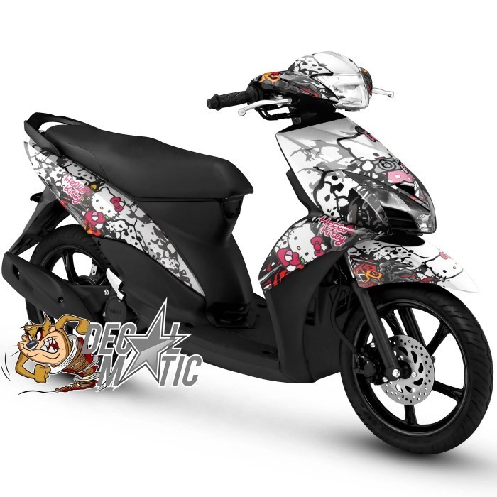 Decal Mio GT Full Body Variasi Stiker Full body Motor J Sticker Mio J/ Mio GT  Hello Kitty 3