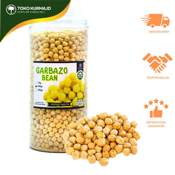 

Kacang Arab Chickpeas Fresh 100% | Kacang Arab Ori Oleh-oleh Haji dan Umroh | Kacang Arab kemasan 250 gr - Toko Kurma ID