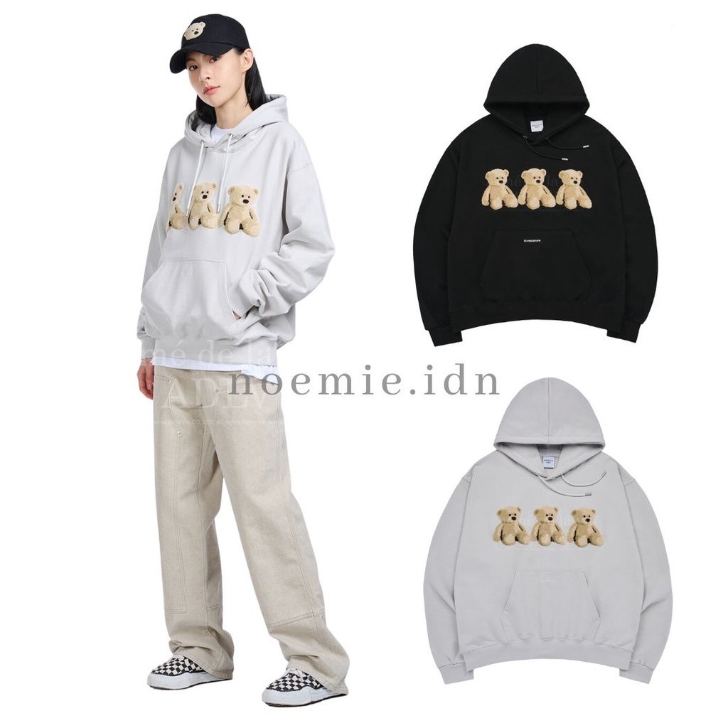 ADLV acme de la vie three boucle bear hoodie