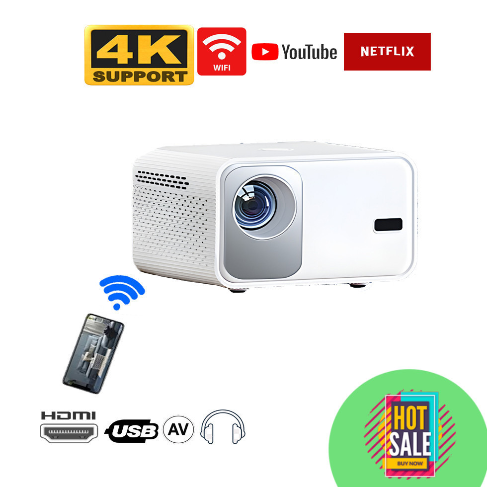 Decos Proyektor Android / Proyektor Mini wifi / Smart projector / Projector Original / Projector And