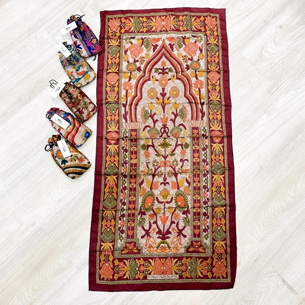 Sajadah Tas Dompet Travel / Sajadah Travel Premium / Sajadah Murah / Souvenir Sajadah Kekinian