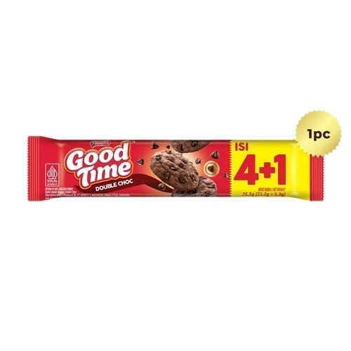 

GOOD TIME DOUBLE CHOC 4+1 26.5GR