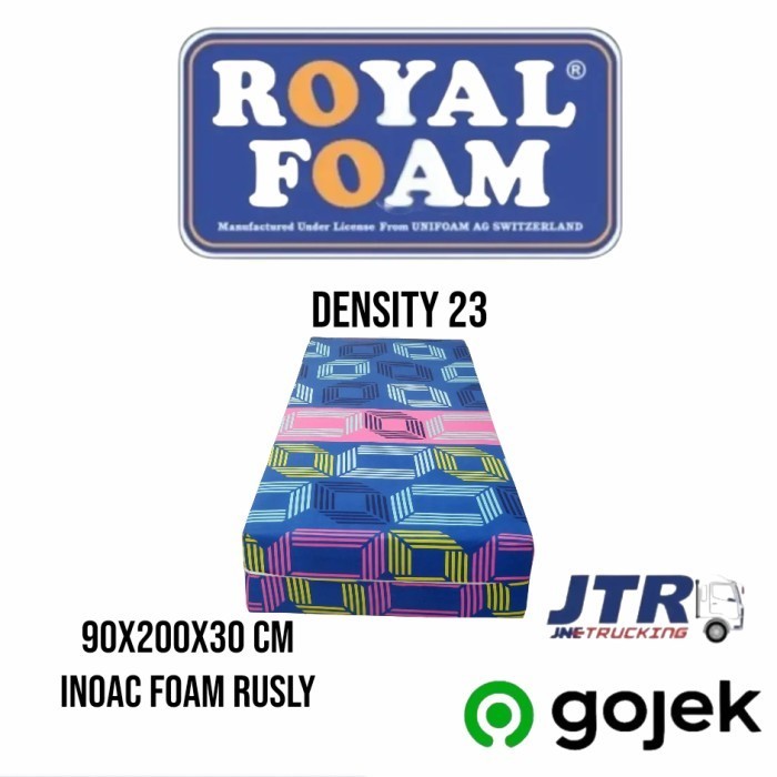 kasur busa royal foam 90x200x30 cm garansi 15 tahun