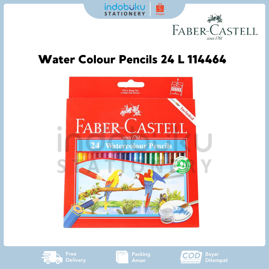 

Water Colour Pencils 24 Long Faber-Castell 114464