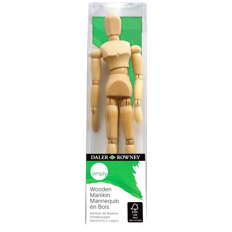 

Manekin Daler Rowney Simply Wooden Mannequin Figure