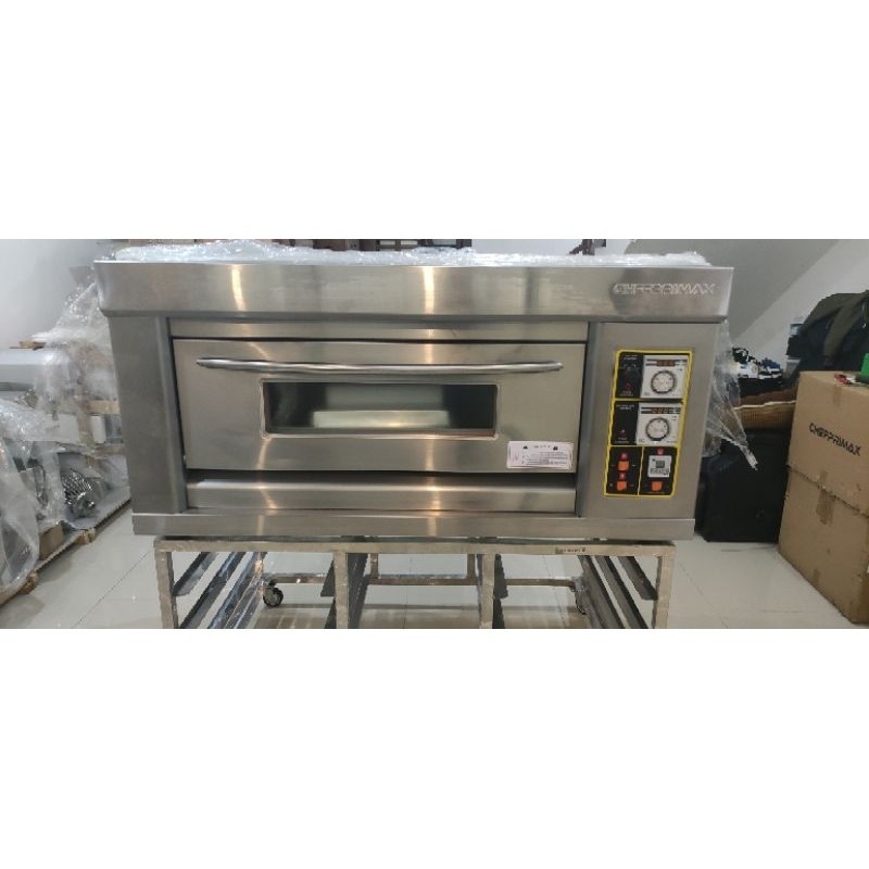Oven 1 Deck 2 Tray full stainless
