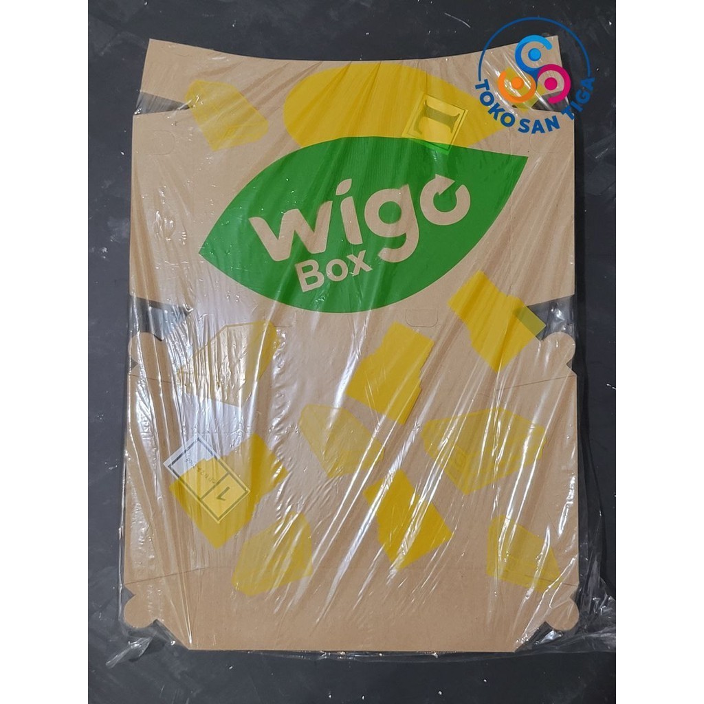 Wigo Paper Lunch Box Coklat Size L