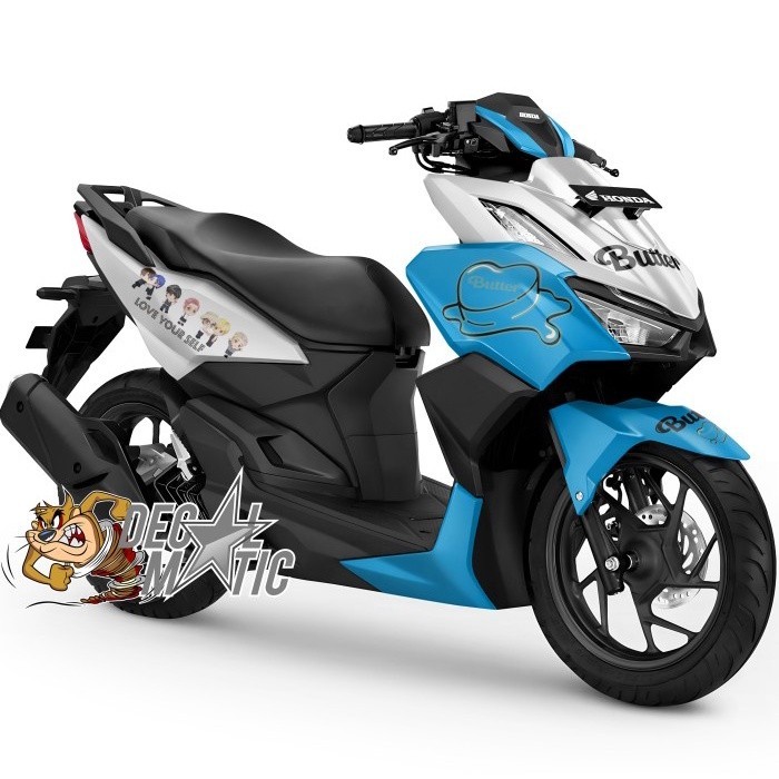 Decal Vario 160 Full Body Stiker Full Body Motor Honda Vario 160 ABS non ABS - BTS BT21 Butter
