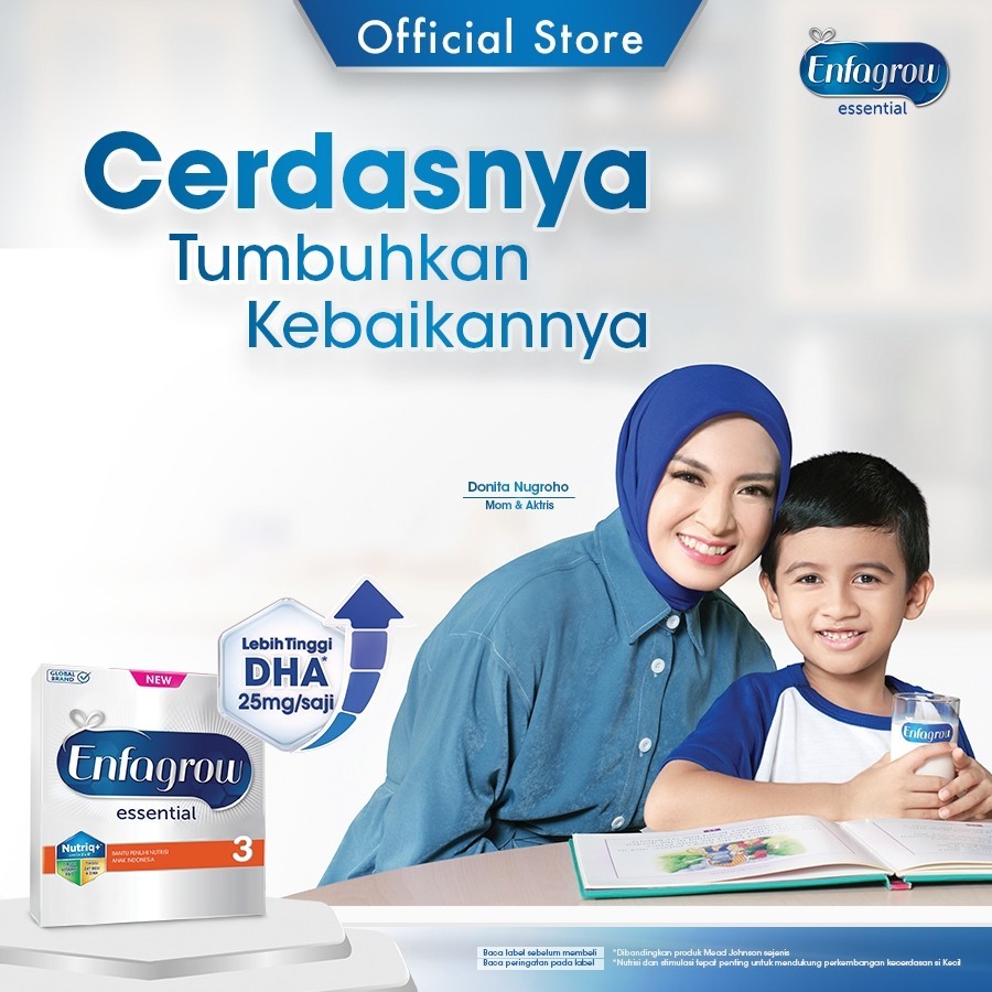 Enfagrow Essential 3 Susu Formula Anak 1 - 3 Tahun 1800 gr x 3