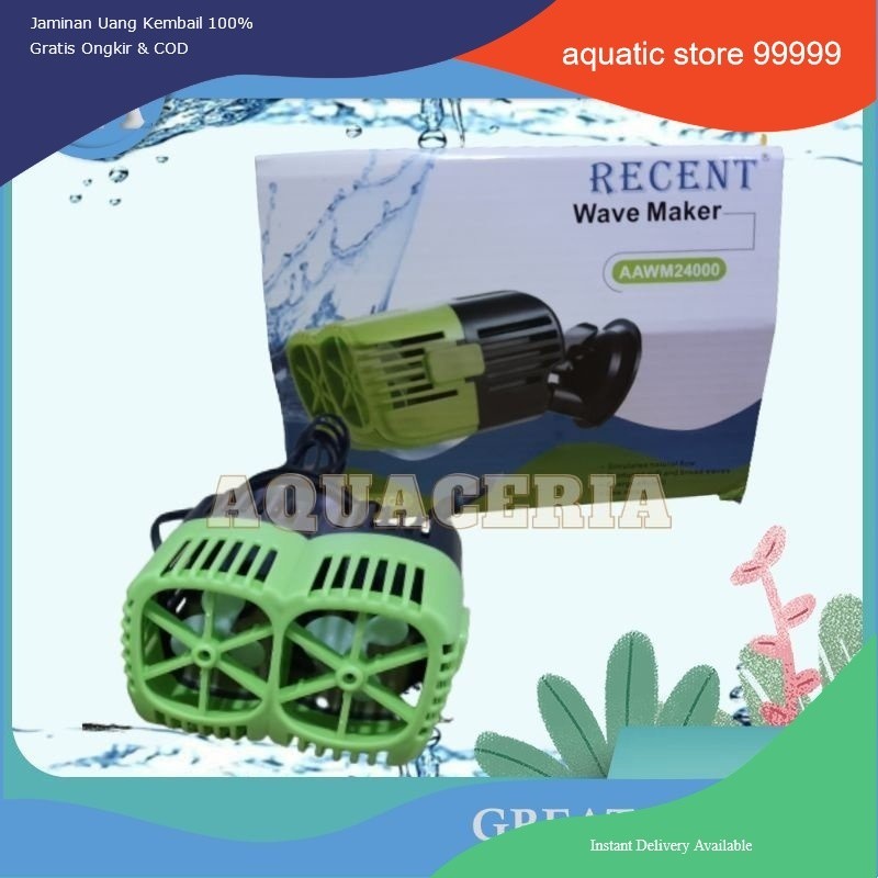 WAVE MAKER AQUARIUM KOLAM RECENT AA 24000 POMPA PEMBUAT ARUS AQUARIUM KOLAM