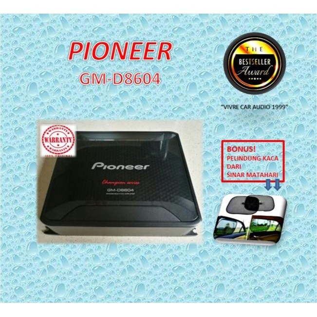 Zofukuki | Power Pioneer Gm-D8604 Amplifier Pioneer 4Channel
