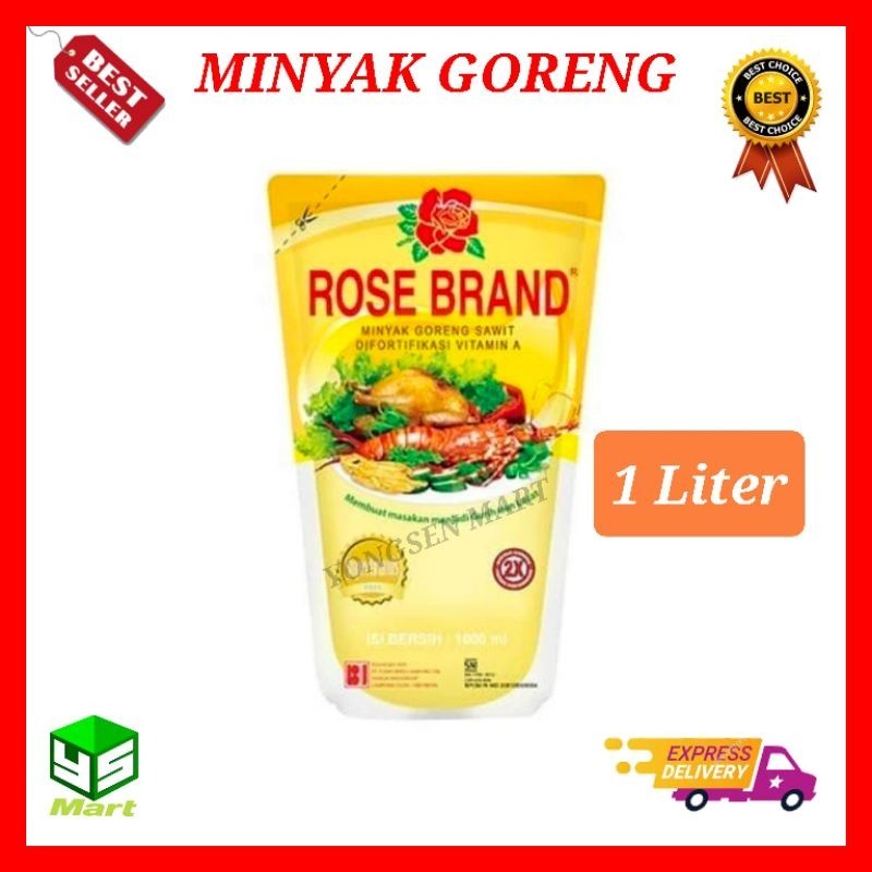 

Minyak goreng refill Rose Brand 1L 1 Liter