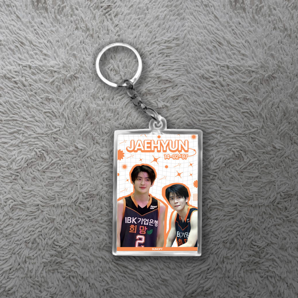 Gantungan Kunci Akrilik NCT [Cute] (Jaehyun, Jaemin, Mark, Haechan) Unofficial - Gantungan Kunci Mot