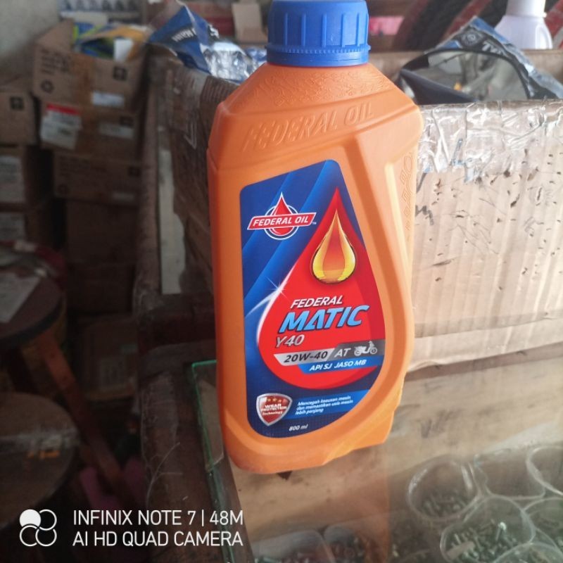 oli federal y matic 20w-40 0,8l