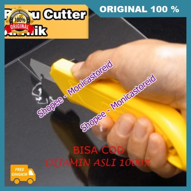 

BELI 1 GRATIS 1 Acrylic Cutter Pisau Cutter Akrilik Alat Pemotong Akrilik HPL PVC Dengan Mudah Dan Rapi 100% ORIGINAL