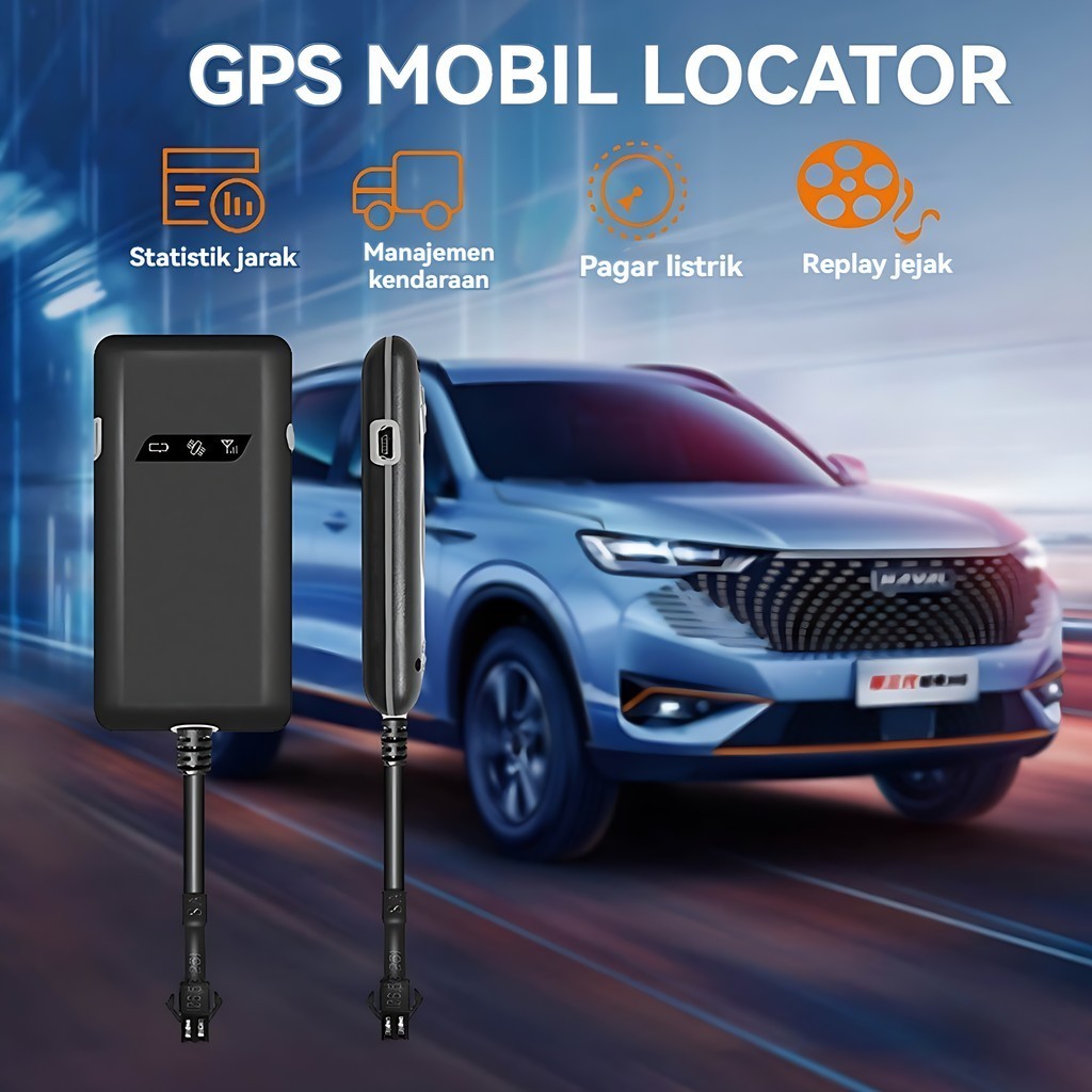 Pencari Lokasi Kendaraan GPS GSM Tracker APP GPS GPRS Mobil Motor Anti Maling Tracker