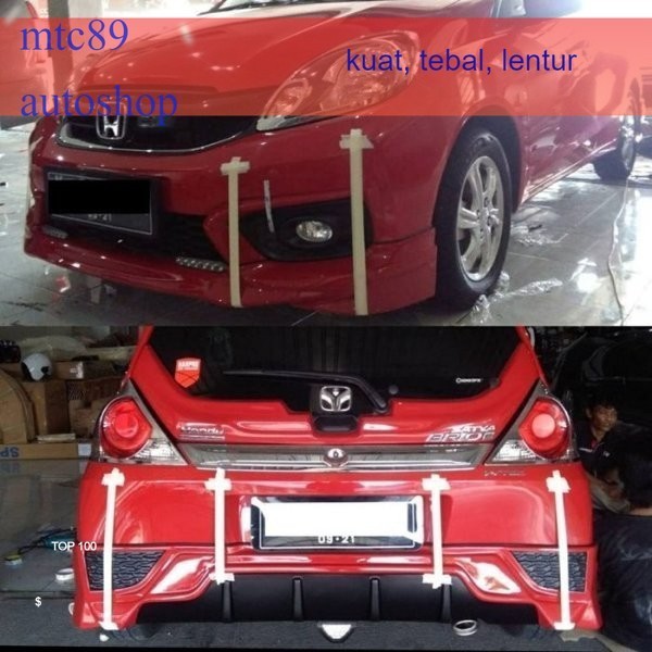 Aksesoris mobil BODYKIT honda brio 2017 LUAT TEBAL LENTUR