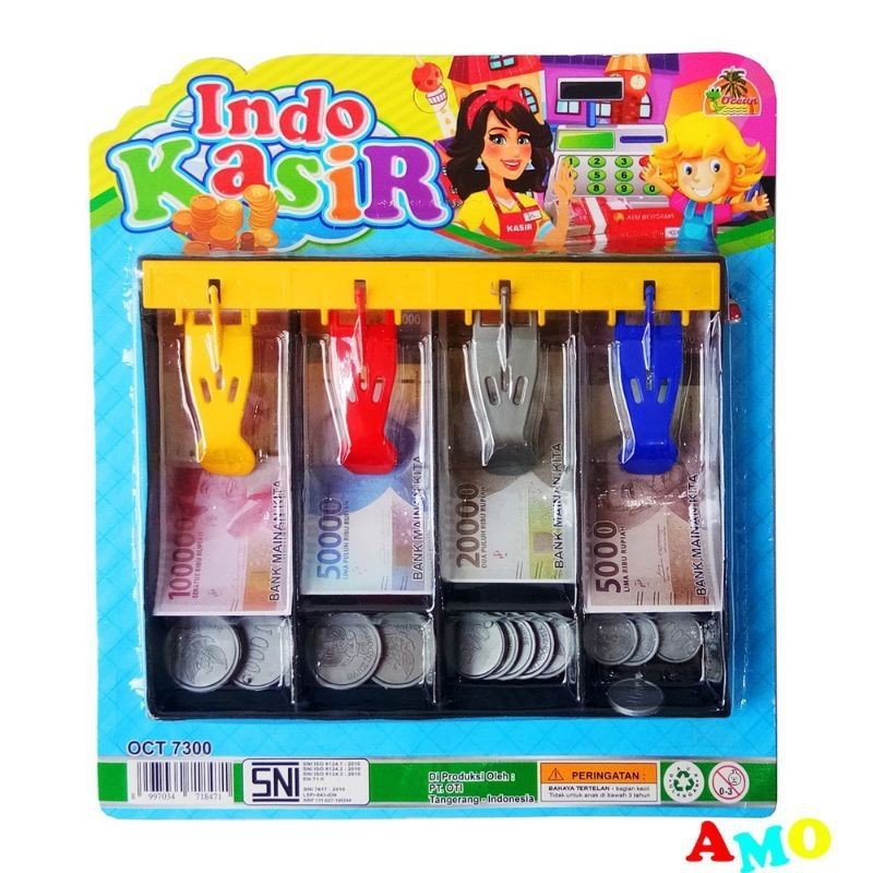 MAINAN- kasir kasiran, uang uangan, cash drawer, kasir mainan anak, kasir anak, mainan anak uang kas