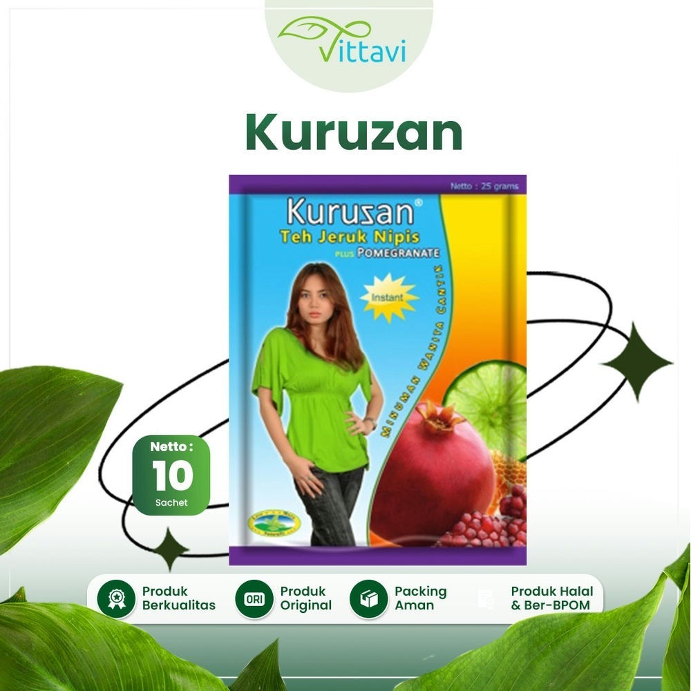 

Minuman Kuruzan- Minuman Instan Herbal Pelangsing Badan