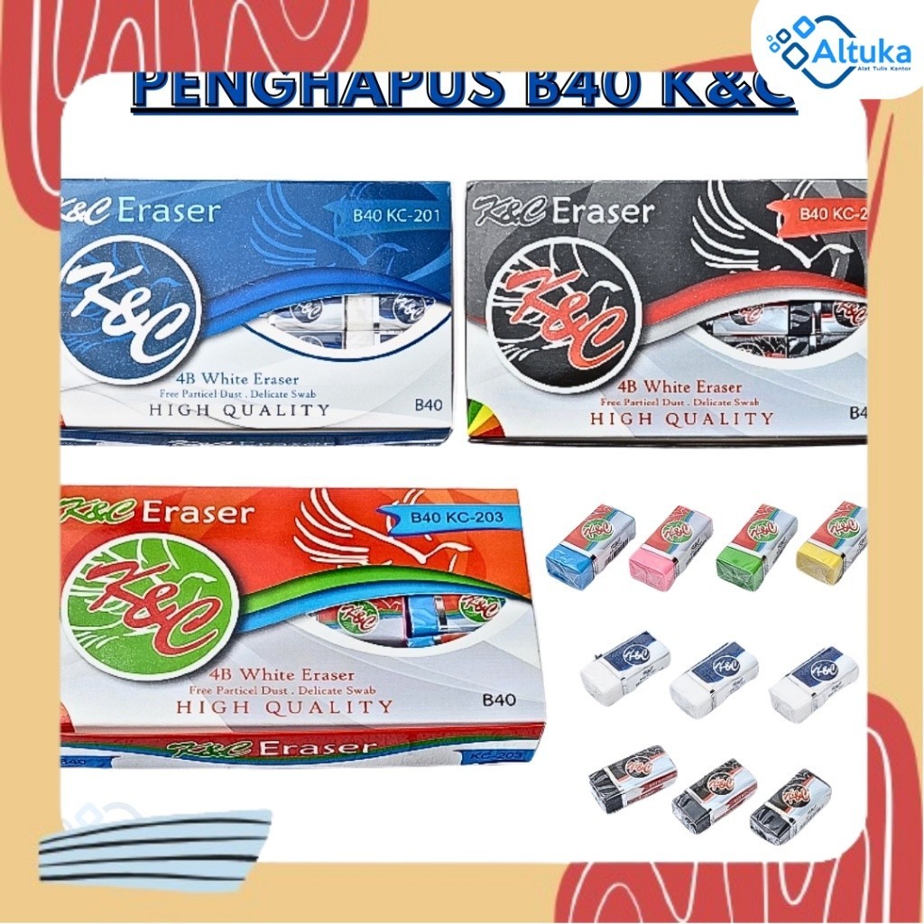 

PENGHAPUS / STIP / ERASER PENSIL ESELON KECIL B40