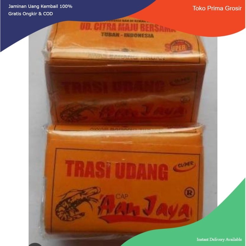 

Trasi Udang Cap Aan Jaya 100 Gram Asli Tuban