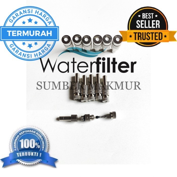 Slip Lock Nozzle / Nozzle Mist Dengan Filter 6mm Taiwan 015