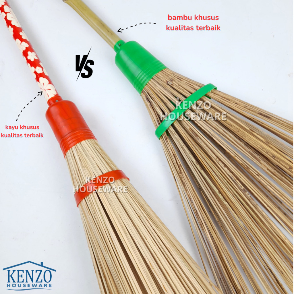 PROMO SAPU LIDI HALAMAN TEBAL GEPENG SAPU TAMAN RUMPUT GAGANG BAMBU PANJANG LAKOB