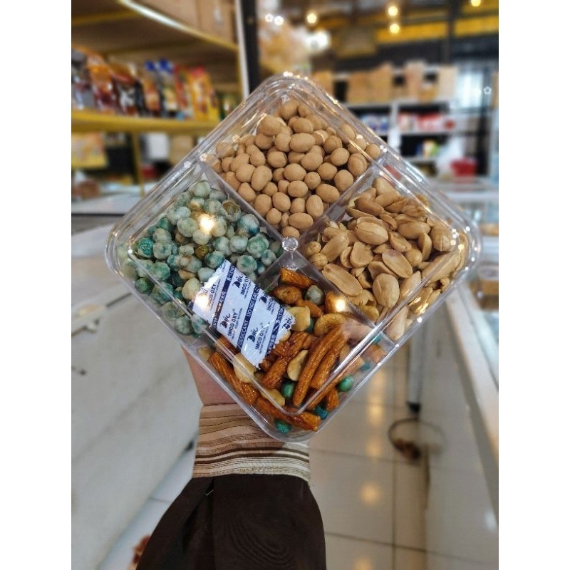 

Paket Kacang Mix Toples 4 sekat